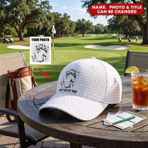 Custom Photo Hat, All Over Print Classic Cap - Personalized Father's Day Birthday Golf Gifts For Dad, Grandpa - Dad Life, Golf Life
