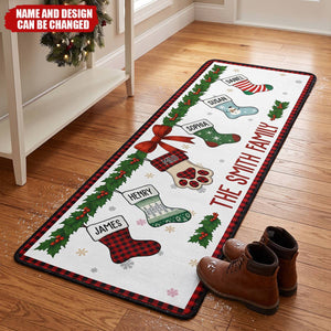 Christmas Together - Personalized Runner Rug