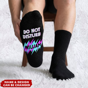 I'm Gaming Do Not Disturb - Personalized Crew Socks