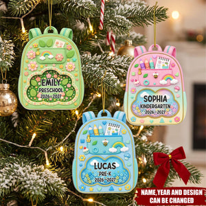 Custom Acrylic Ornament - Personalized Christmas Birthday Gifts For Kids - Learning With So Much Fun