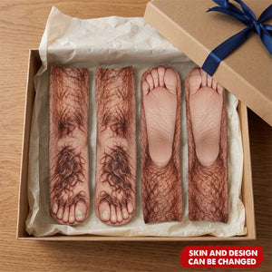 Funny Gag Gift For Husband Wife Friends Coworkers - Personalized Ugly Feet Socks