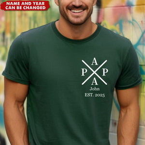 Fatherhood Markers - Personalized Dad Shirt- Father's Day, Gift For Dad