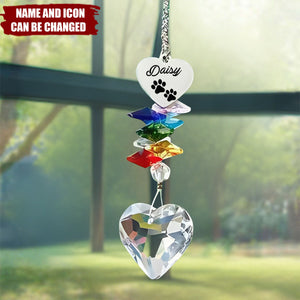 Rainbow Bridge Pet - Personalized Suncatcher Ornament, Pet Memorial Gifts