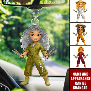 Crazy Plant Lady - Personalized Acrylic Ornament, Car Hanger