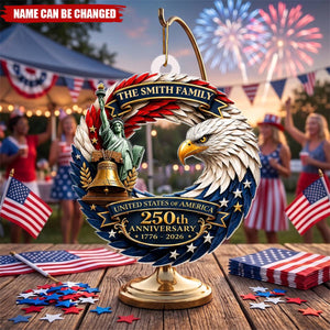 Bald Eagle - Personalized Acrylic Custom Shape Ornament