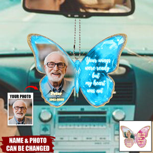 Memorial Car Ornament - Custom Photo Gifts For Loved Ones