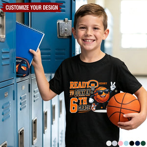 1st, 2nd Grade Game On Gift For Back To School, Basketball Kids - Personalized Shirt