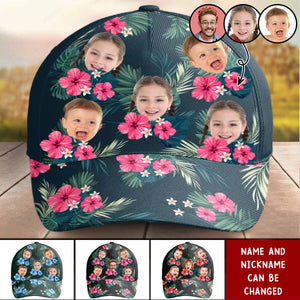 Custom Face Summer Tropical - Personalized Photo Classic Cap