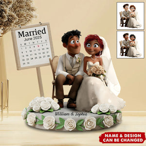 Happily Ever After - Personalized Couple Acrylic Plaque