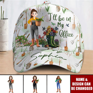 I'll Be In My Office Cartoon Version - Personalized Classic Cap