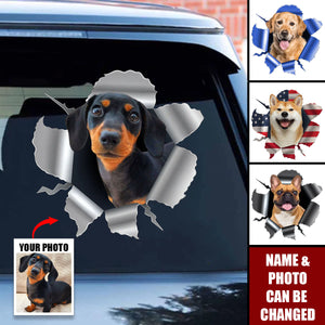 Custom Photo RV Decal - Personalized Birthday Gifts For Dog Cat Lovers