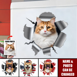 Custom Photo RV Decal - Personalized Birthday Gifts For Dog Cat Lovers