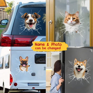 Custom Photo Decal - Personalized Gifts For Dog Cat Lovers