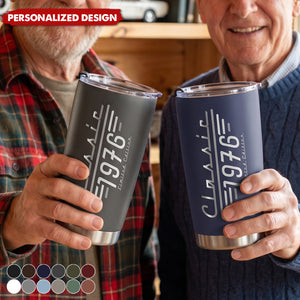 Classic Limited Edition Tumbler - Personalized Gift For For Him, Husband, Dad, Grandpa