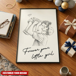 Custom Gift With Photo Father's Day Gift For Dad, Husband - Personalized Poster