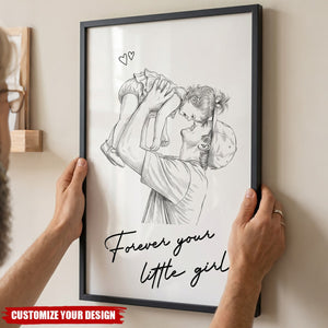 Custom Gift With Photo Father's Day Gift For Dad, Husband - Personalized Poster