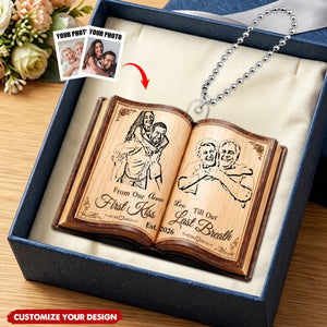 Custom Photo Car Ornament - Personalized Anniversary Wedding Gifts For Husband And Wife - Forever Starts With Us