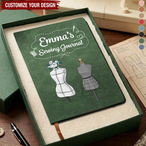 Sewing Journal Gift For Sewing Lover - Personalized Journal