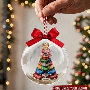 Weight Plate Tree Christmas Ornament - Personalized Gifts For Gym Lovers