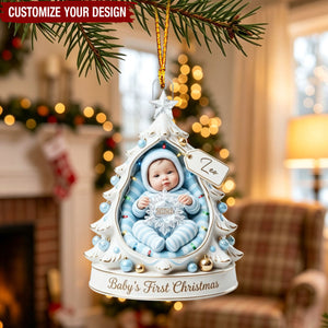 Baby First Christmas 2026 - Personalized Baby Keepsake