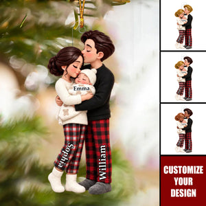 New Chapter First Christmas As Family Of Three - Christmas Tree Keepsake For New Parents