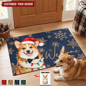 Custom Photo Decorative Mat - Personalized Christmas Birthday Gifts For Dog Cat Lovers