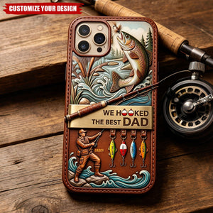 Reel Cool Fishing Dad Phone Case - Personalized Gifts For Dads