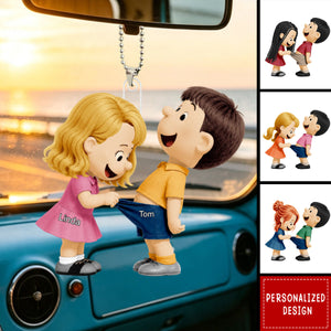 Troublemaker Couple Acrylic Ornament - Personalized Gifts For Couples