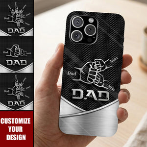 Dad The Man The Myth The Legend First Bump - Personalized Father Full Print Phone Case