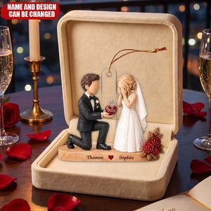 Couple Marriage Ornament - Personalized Acrylic Ornament - Christmas Gift For Couple