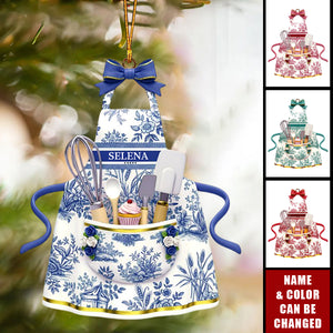 Baking Apron Ornament - Personalized Gifts For Cooking Lovers
