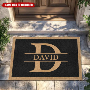 Monogram Family Name - Personalized Doormat