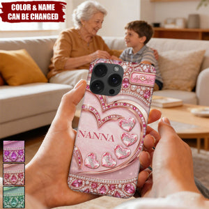 Custom Phone Case - Personalized Mother's Day Birthday Gifts For Mom, Grandma - A Keepsake Of Her Happiness