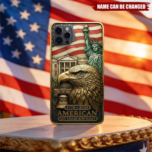 America 250th Anniversary Phone Case - Personalized Gifts