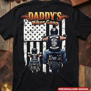 Daddy‘s Biker Gang - Personalized Shirt - Father's Day Gift For Dad, Grandpa
