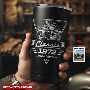 Custom Photo Classic Car Limited Edition - Personalized Tumbler
