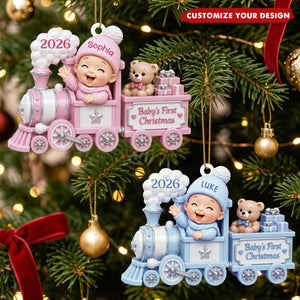 Baby's First Christmas - Custom Acrylic Ornament, Gift For New Parents