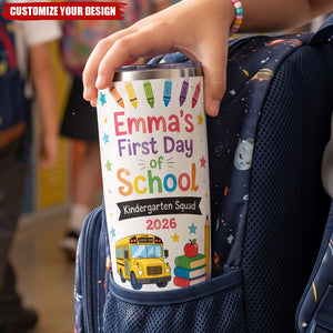 Custom Name Student Cup - Personalized Back to School Tumbler, Teacher Gift