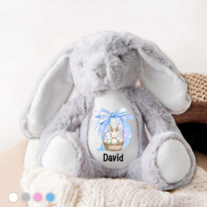Easter Joy And Blessings From Above - Family Personalized Custom Easter Bunny Plush - Easter Gift For Family Members