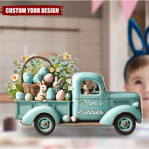 Nana's Bunnies - Personalized Shaped Acrylic Plaque, Easter Gift