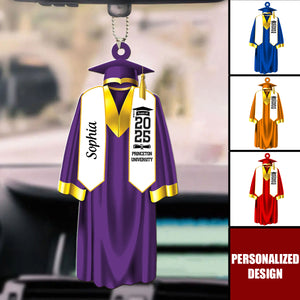 Personalized Graduation Ornament, Custom Name Class Of 2025 Ornament, Graduation Gift