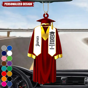 Personalized Graduation Ornament, Custom Name Class Of 2025 Ornament, Graduation Gift