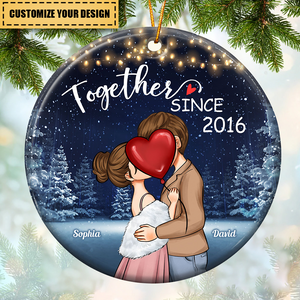 We Are Together - Personalized Ceramic Ornament
