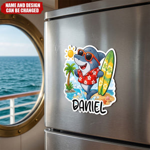 Custom Magnetic Sheet - Personalized Summer Vacation And Travel Gifts For Mom, Dad, Brother, Sister - Ocean Memories Forever