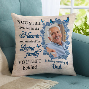 In The Hearts - Personalized Custom Canvas Pillow