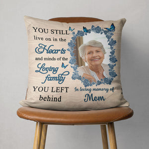 In The Hearts - Personalized Custom Canvas Pillow