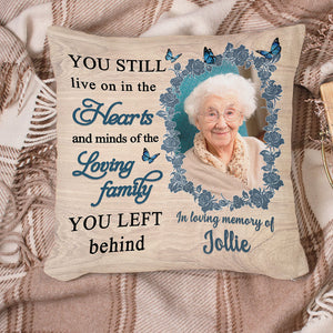 In The Hearts - Personalized Custom Canvas Pillow