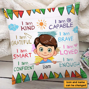 Gift For Grandson I Am Kind Pillow