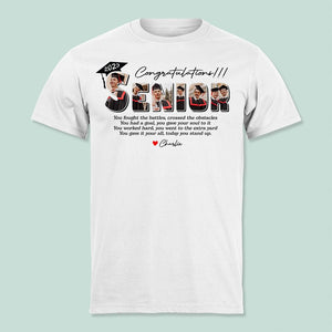 Personalized Photo Senior Graduation T-Shirt