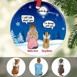 Personalized Dog Memo Christmas Watching Benelux Ornament OB252 81O34